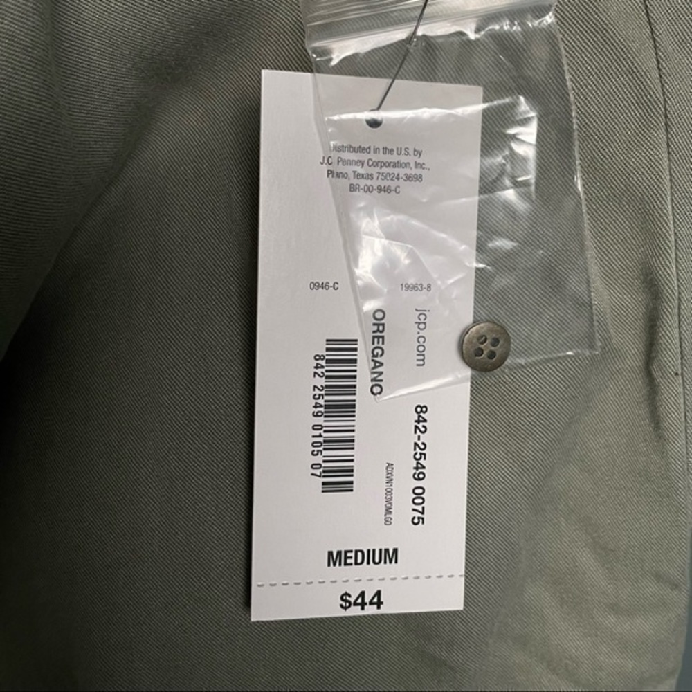 $10 SALE NWT Rolled Sleeve Lightweight Shirt Sz M Oregano Green ANA Outdoor - Picture 8 of 10